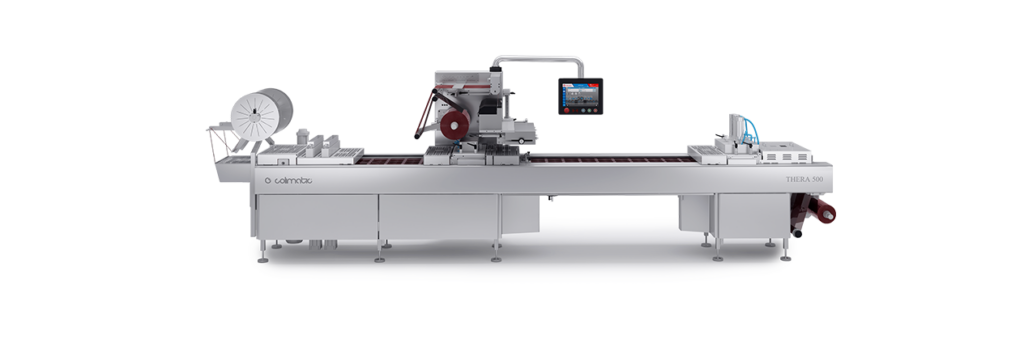 Termoformatrice, linea di confezionamento made in Italy per una produzione medio alta, disponibile con tecnologie sottovuoto.